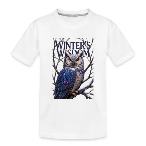 Crystalized Forest Owl T-Shirt - Toddler Premium Organic T-Shirt