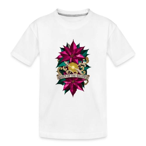 Queen of the Solstice Poinsettia T-Shirt - Toddler Premium Organic T-Shirt