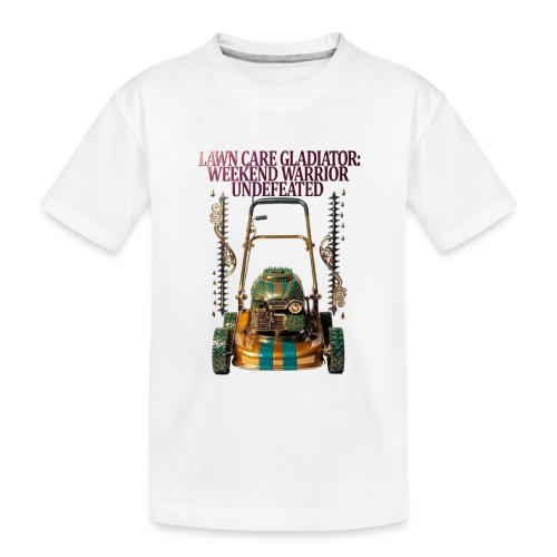 Lawn Care Gladiator T Shirt - Toddler Premium Organic T-Shirt