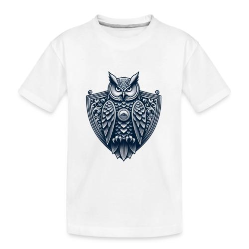 Night Watch Owl T Shirt, Sarcastic Dad Gift - Toddler Premium Organic T-Shirt