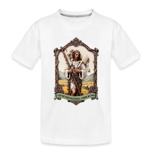 I Am The Good Shepherd T Shirt, Christian Gift - Toddler Premium Organic T-Shirt
