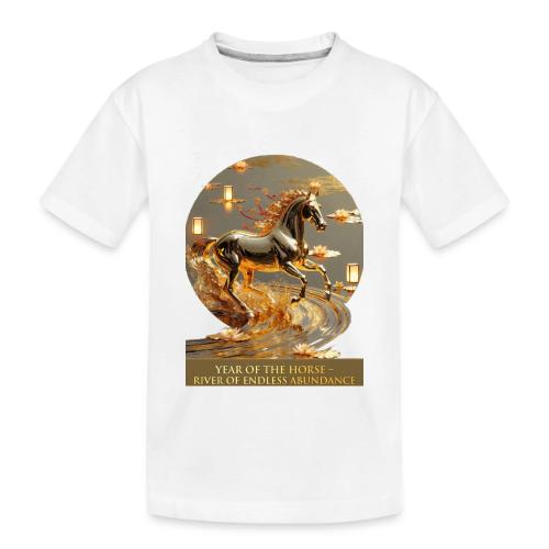 Year of the Horse Abundance T Shirt, Lunar NY Gift - Toddler Premium Organic T-Shirt