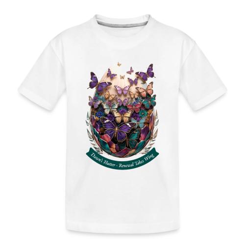 Easter Dawn's Flutter Butterfly T Shirt, Gift - Toddler Premium Organic T-Shirt