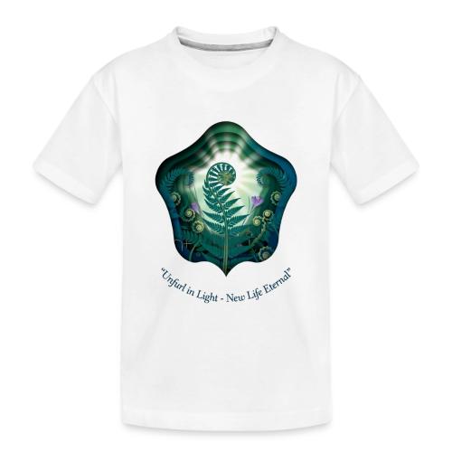 Easter Unfurl in Light Resurrection T Shirt, Gift - Toddler Premium Organic T-Shirt