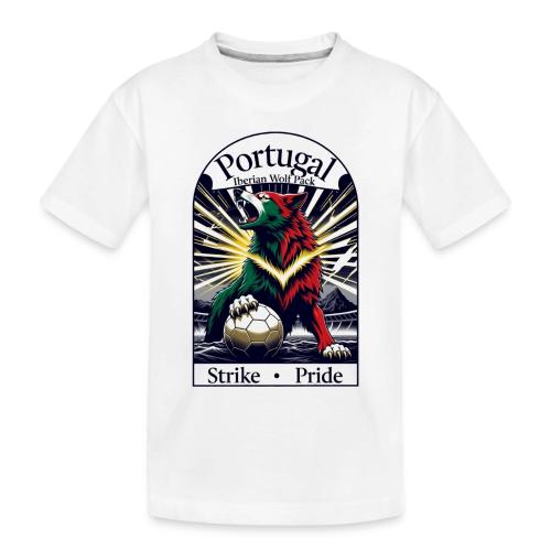 Portugal Iberian Wolf Soccer T Shirt, Pride Gift - Toddler Premium Organic T-Shirt