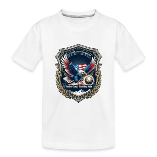USA Eagle Vanguard T-Shirt,American Flag PrideGift - Toddler Premium Organic T-Shirt