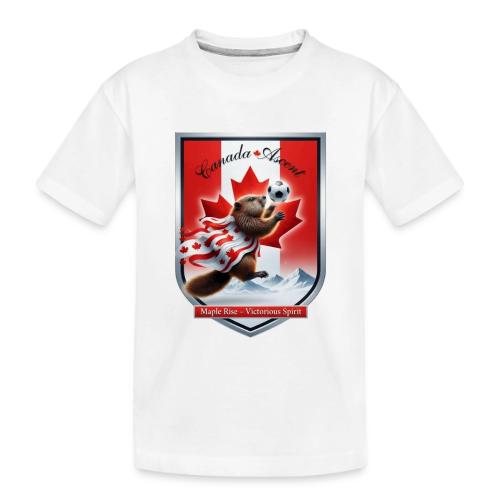 Canada Beaver Ascent T-Shirt, Canadian Pride Gift - Toddler Premium Organic T-Shirt