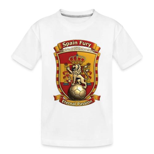 Spain Lion Fury T-Shirt, Spanish Crest Gift - Toddler Premium Organic T-Shirt