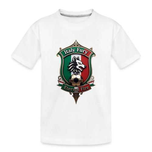 Italy heritage Wolf Fury Tee, Pride Badge Gift - Toddler Premium Organic T-Shirt