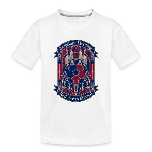 Barcelona Red Heritage T Shirt, Barsa fan Gift - Toddler Premium Organic T-Shirt
