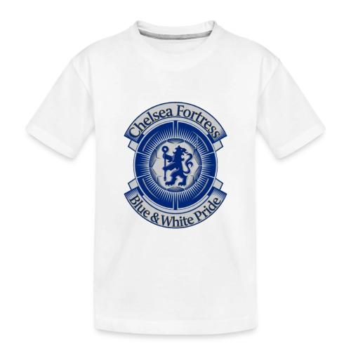Chelsea Fortress T Shirt, Soccer City Pride Gift - Toddler Premium Organic T-Shirt
