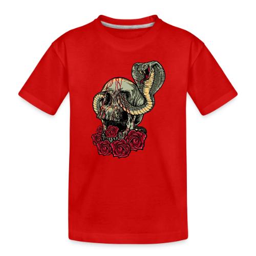 skull and roses tattoo - Toddler Premium Organic T-Shirt