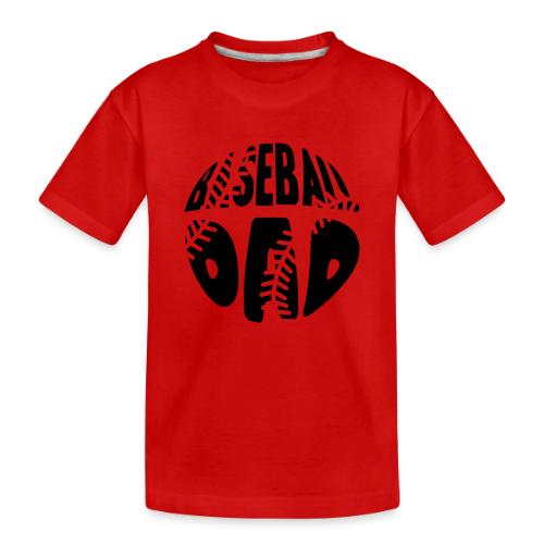 Baseball Dad Circle - Toddler Premium Organic T-Shirt