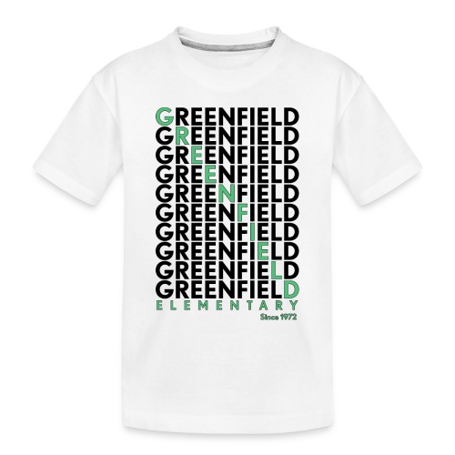 Greenfield Elementary - Toddler Premium Organic T-Shirt