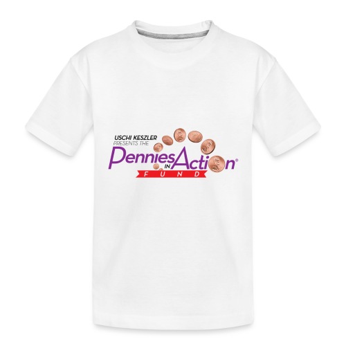 Pennies In Action Logo - Toddler Premium Organic T-Shirt