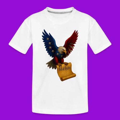 Bill of Rights Bald Eagle - Toddler Premium Organic T-Shirt