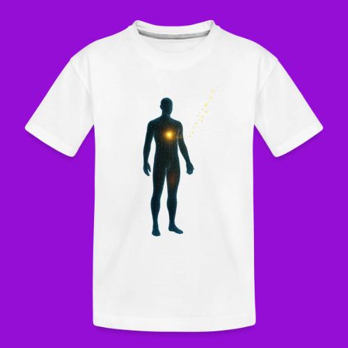 Glowing Chest Personl - Toddler Premium Organic T-Shirt