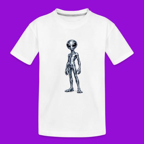 Silver Alien - Toddler Premium Organic T-Shirt