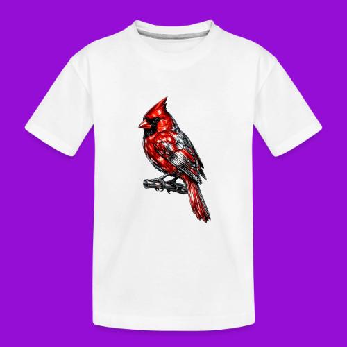 Silver Cardinal - Toddler Premium Organic T-Shirt