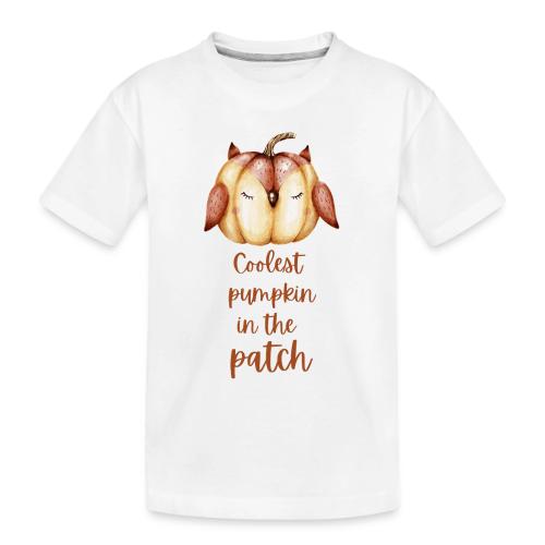 Coolest pumpkin in the patch - Toddler Premium Organic T-Shirt