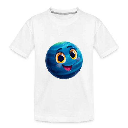 Smiling Blue Planet - Toddler Premium Organic T-Shirt
