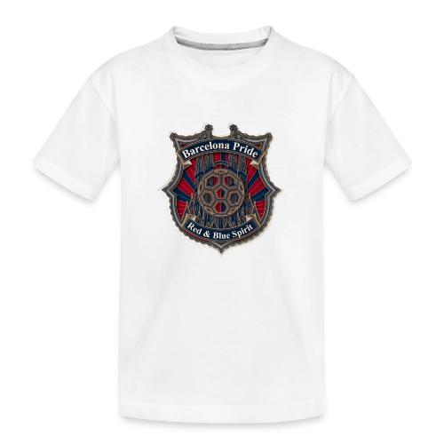 Barcelona Scarlet Pride T Shirt, Soccer City Gift - Toddler Premium Organic T-Shirt