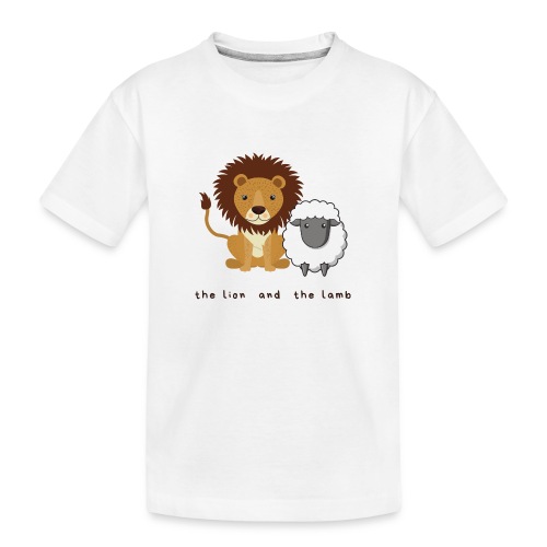 The Lion and the Lamb Shirt - Toddler Premium Organic T-Shirt