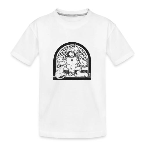 Reading to Animals - Toddler Premium Organic T-Shirt