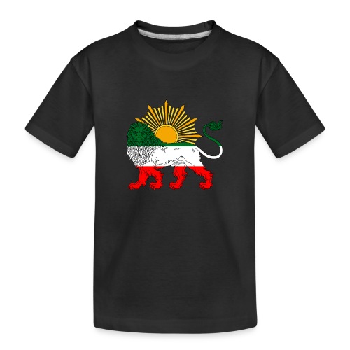 Lion and Sun Flag 2 - Toddler Premium Organic T-Shirt