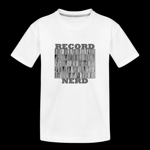 Record Nerd (wht) - Toddler Premium Organic T-Shirt