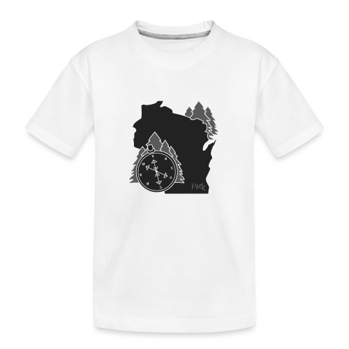 Black/White WI Logo - Toddler Premium Organic T-Shirt