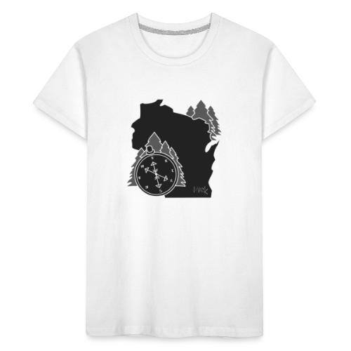 Black/White WI Logo - Toddler Premium Organic T-Shirt