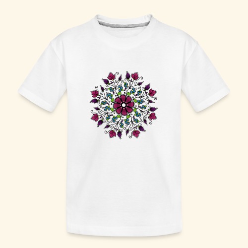She Blooms in Light - Toddler Premium Organic T-Shirt