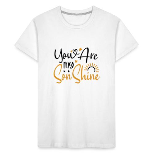 You Are My SonShine | Mom And Son Tshirt - Toddler Premium Organic T-Shirt