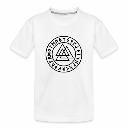 Viking Rune Valknut Wotansknot Gift Ideas - Toddler Premium Organic T-Shirt