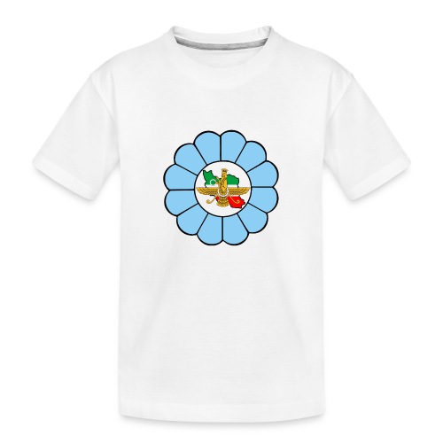 Faravahar Iran Lotus Colorful - Toddler Premium Organic T-Shirt