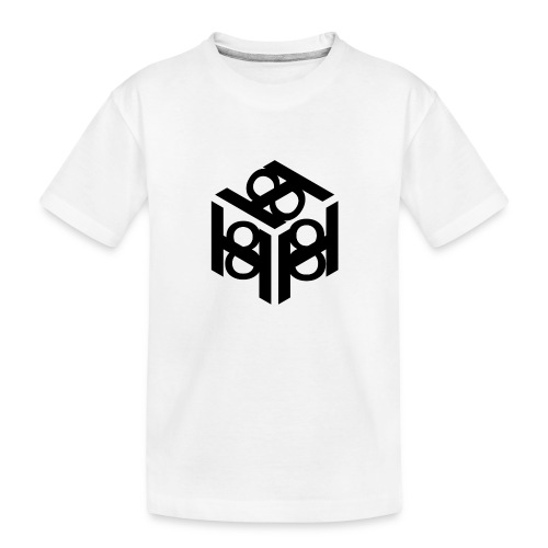 H 8 box logo design - Toddler Premium Organic T-Shirt