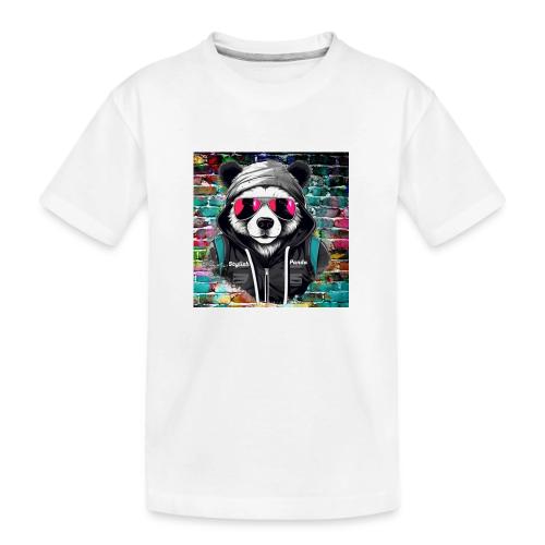 Stylish panda 2 - Toddler Premium Organic T-Shirt