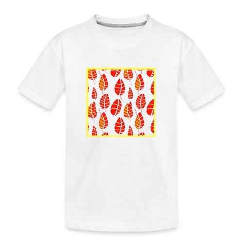Elegant Leaf Art Neon Aesthetics - Toddler Premium Organic T-Shirt