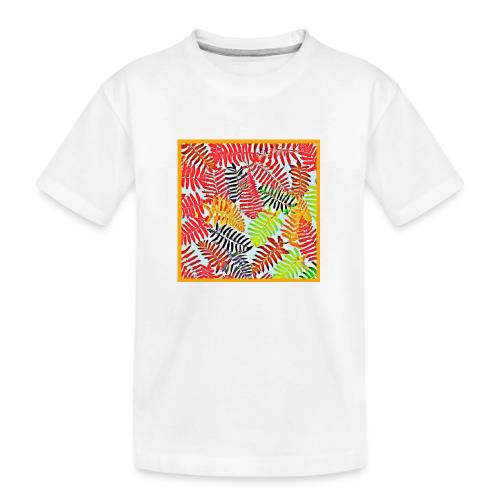 Chic Leaves Artistic Spectrum - Toddler Premium Organic T-Shirt