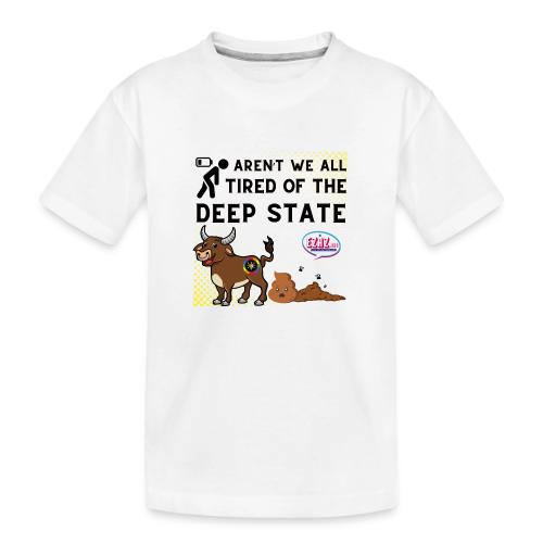 Tired poop light shirts - Toddler Premium Organic T-Shirt