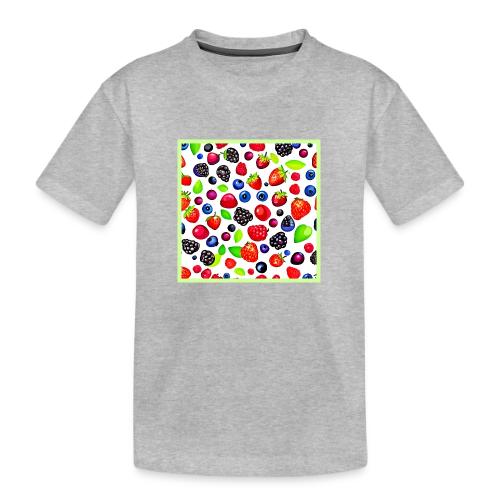 Berry Burst: Fruity Pattern - Toddler Premium Organic T-Shirt