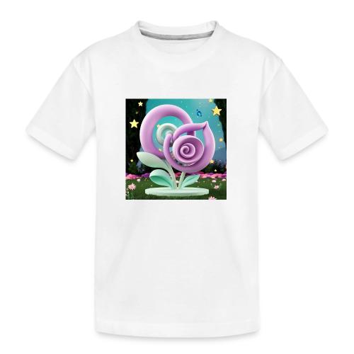 Lila Bloom | Double Floral Eco-Inspired Art - Toddler Premium Organic T-Shirt