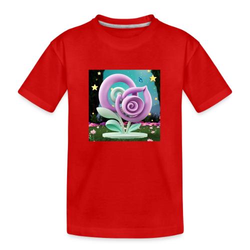 Lila Bloom | Double Floral Eco-Inspired Art - Toddler Premium Organic T-Shirt