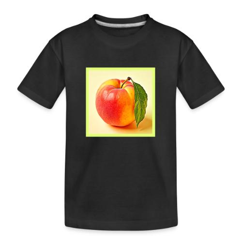 Feel the Fresh Peach Summer Vibe Design - Toddler Premium Organic T-Shirt