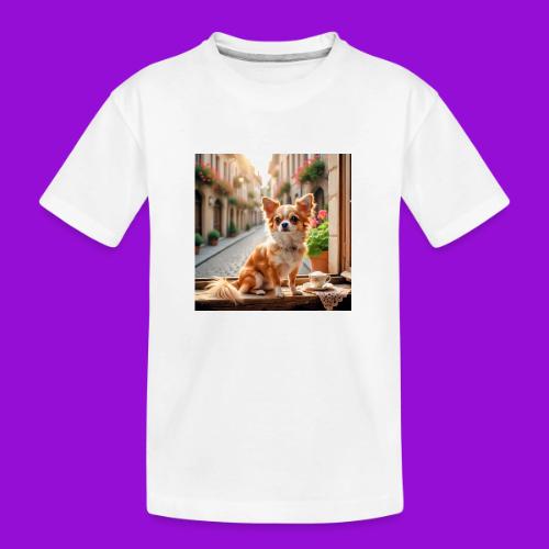 Morning coffee Chihuahua - Toddler Premium Organic T-Shirt