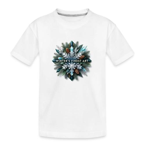 Intricate Frozen Evergreen T-Shirt - Toddler Premium Organic T-Shirt