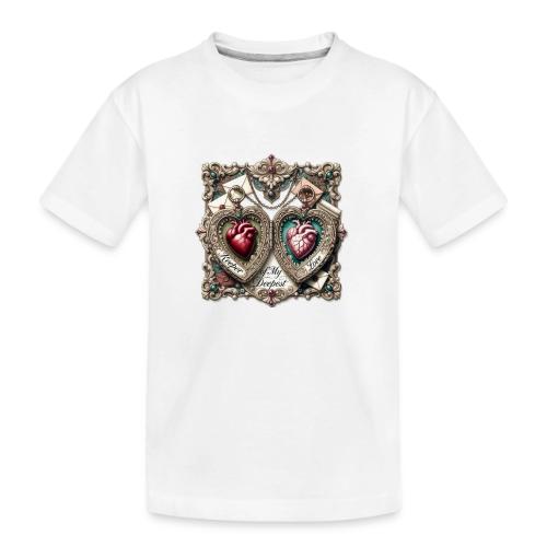 Keeper of My Deepest Love Victorian Locket T-Shirt - Toddler Premium Organic T-Shirt