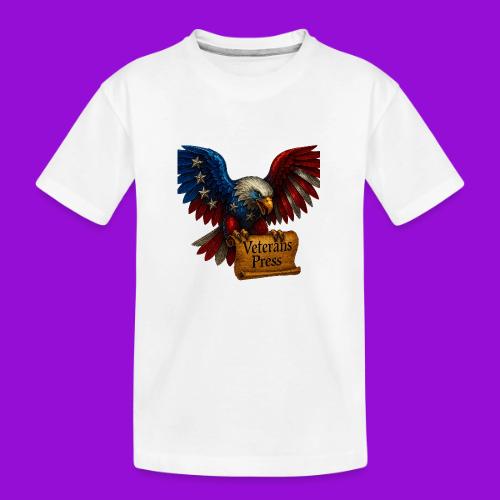 Veterans Press Bald Eagle - Toddler Premium Organic T-Shirt
