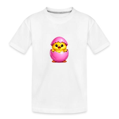 Easter Chick Pink - Toddler Premium Organic T-Shirt